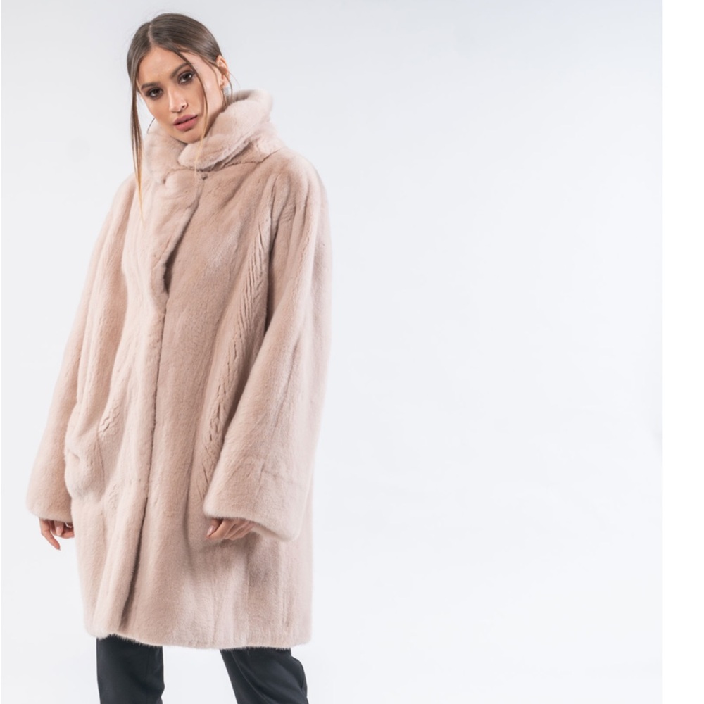 White Mink Fur Coat Angels Fur Nashville New York